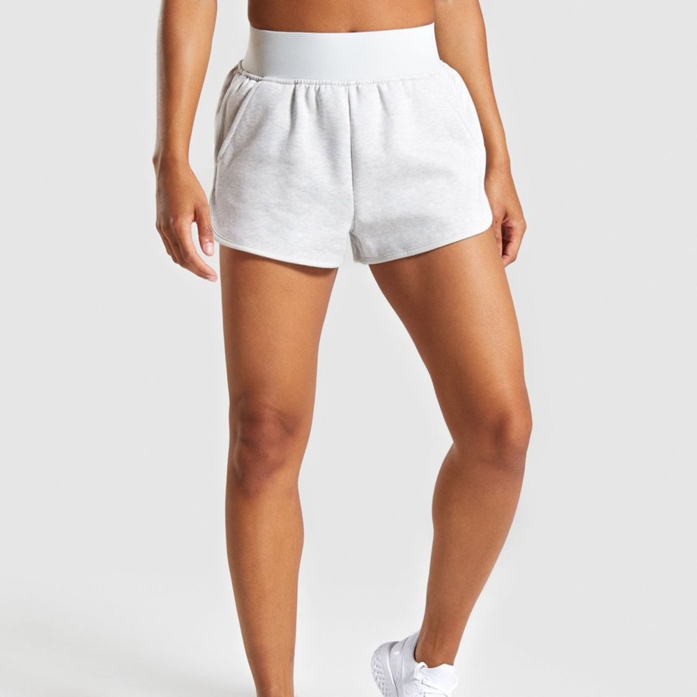 ISO!!!!! Gymshark Legacy Shorts in Light Gray